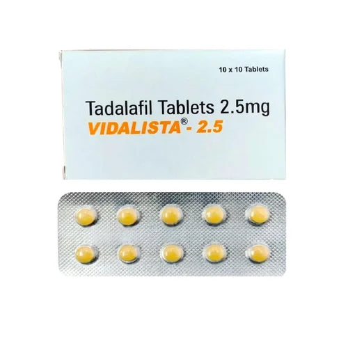 [비달리스타] 2.5mg <60정 ~ 300정> / 시알리스 제네릭 (구구정 복제약)