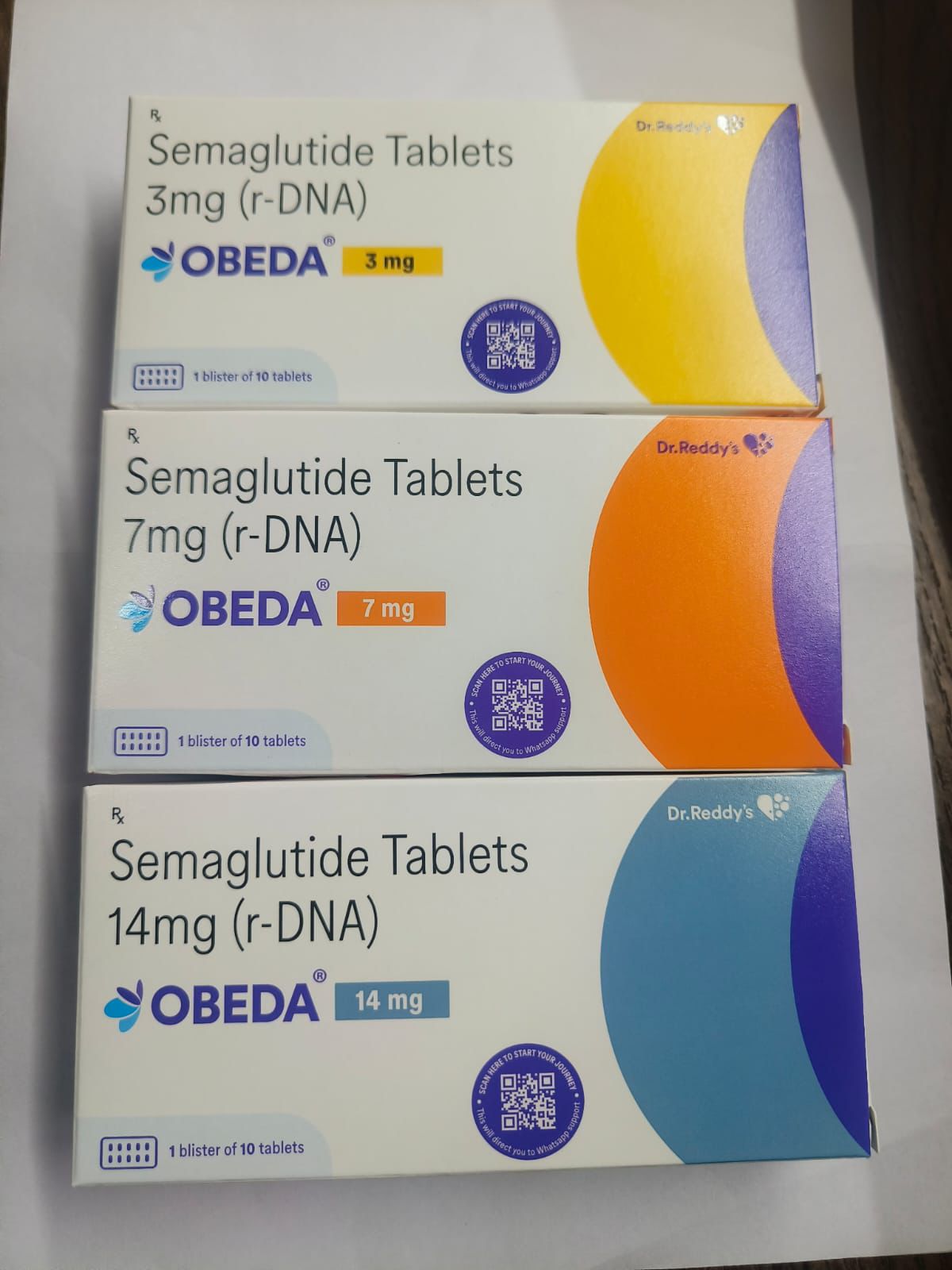 [OBEDA] 오베다 세마글루타이드 7mg <10정, 30정, 60정> / 위고비, 오젬픽 동일 성분 복제