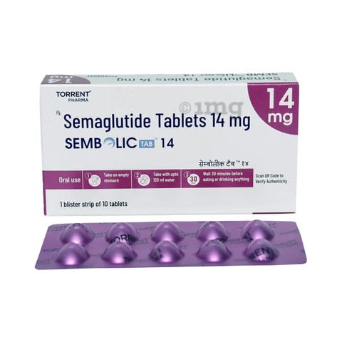 "NEW" [SEMABOLIOC] 세마볼릭 세마글루타이드 14mg <10정, 30정, 60정> / 위고비, 오젬픽 동일 성분 복제 (사본)