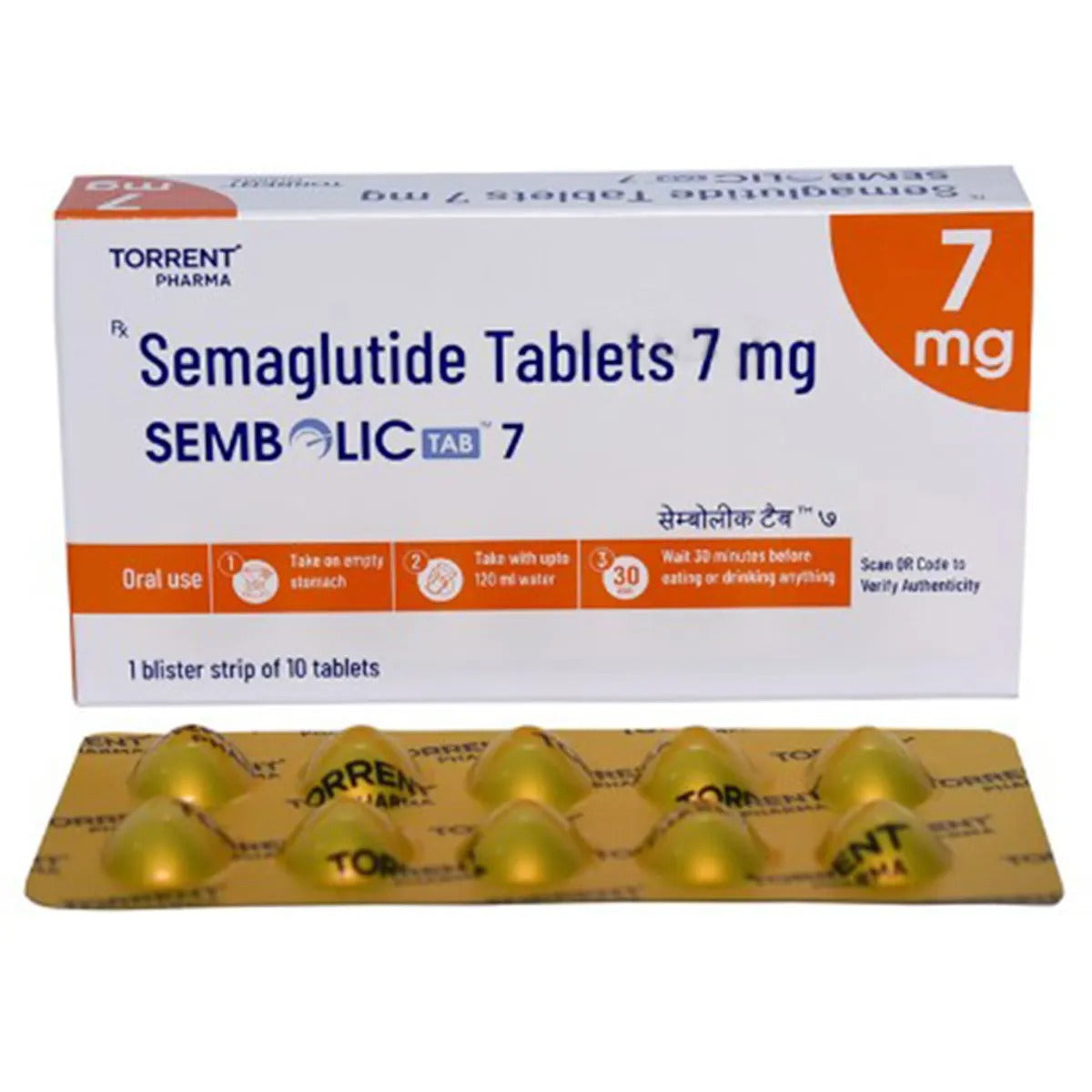 "NEW"[SEMABOLIC] 세마볼릭 세마글루타이드 7mg [10정, 30정, 60정] / 위고비, 오젬픽 동일 성분 복제